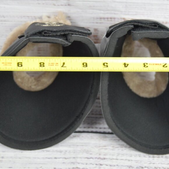 Eskadron Softslate Faux Fur Bell Boots in Black Horse Size XL NEW - Picture 8 of 10